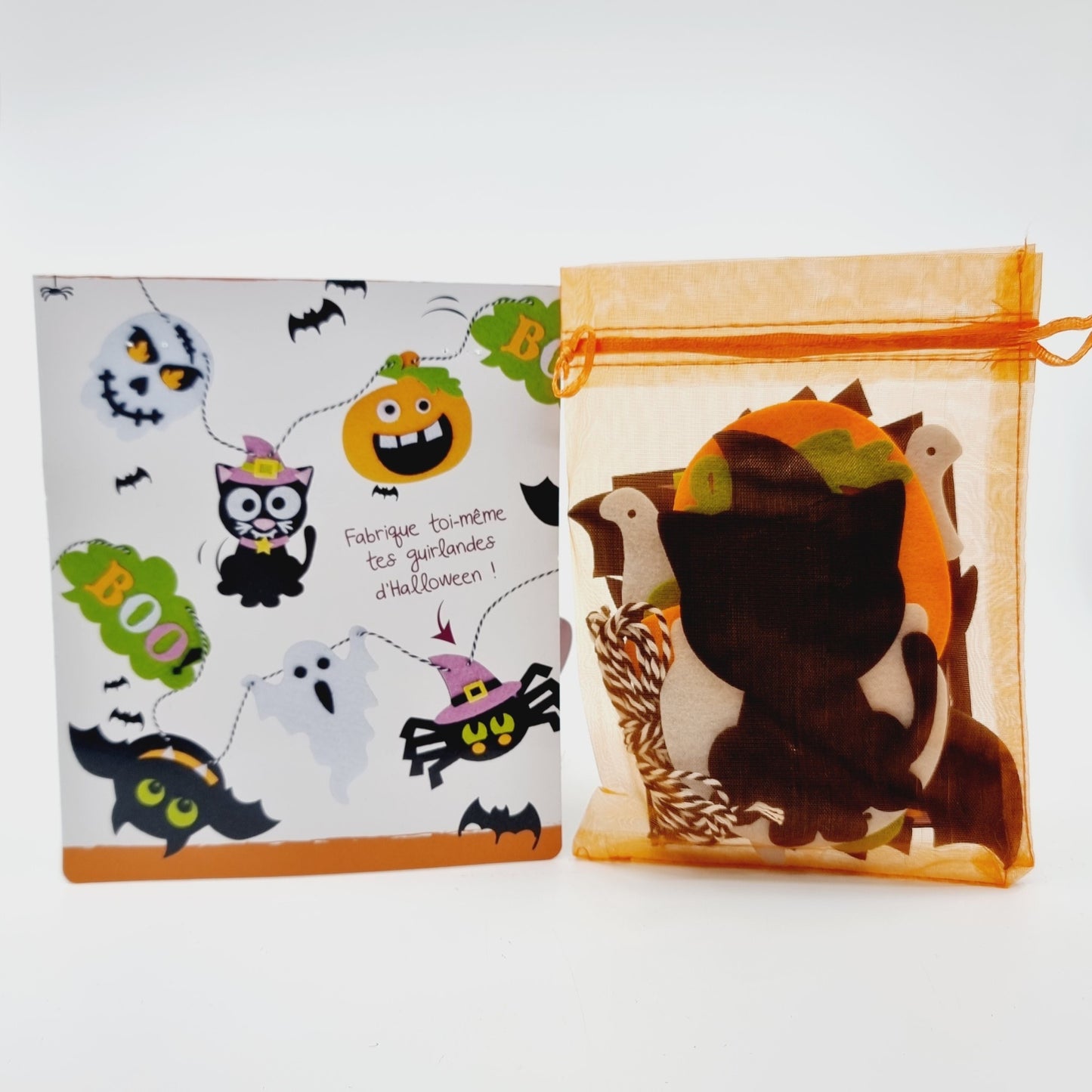 Kit fabrique toi-même tes guirlandes d'Halloween
