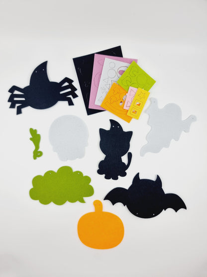 Kit fabrique toi-même tes guirlandes d'Halloween