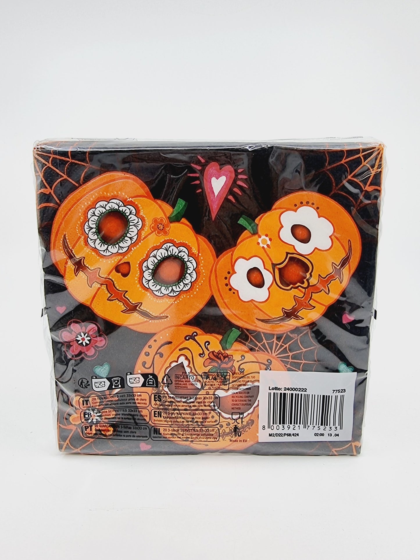 Serviette en papier - Trio de citrouilles (20 pièces)