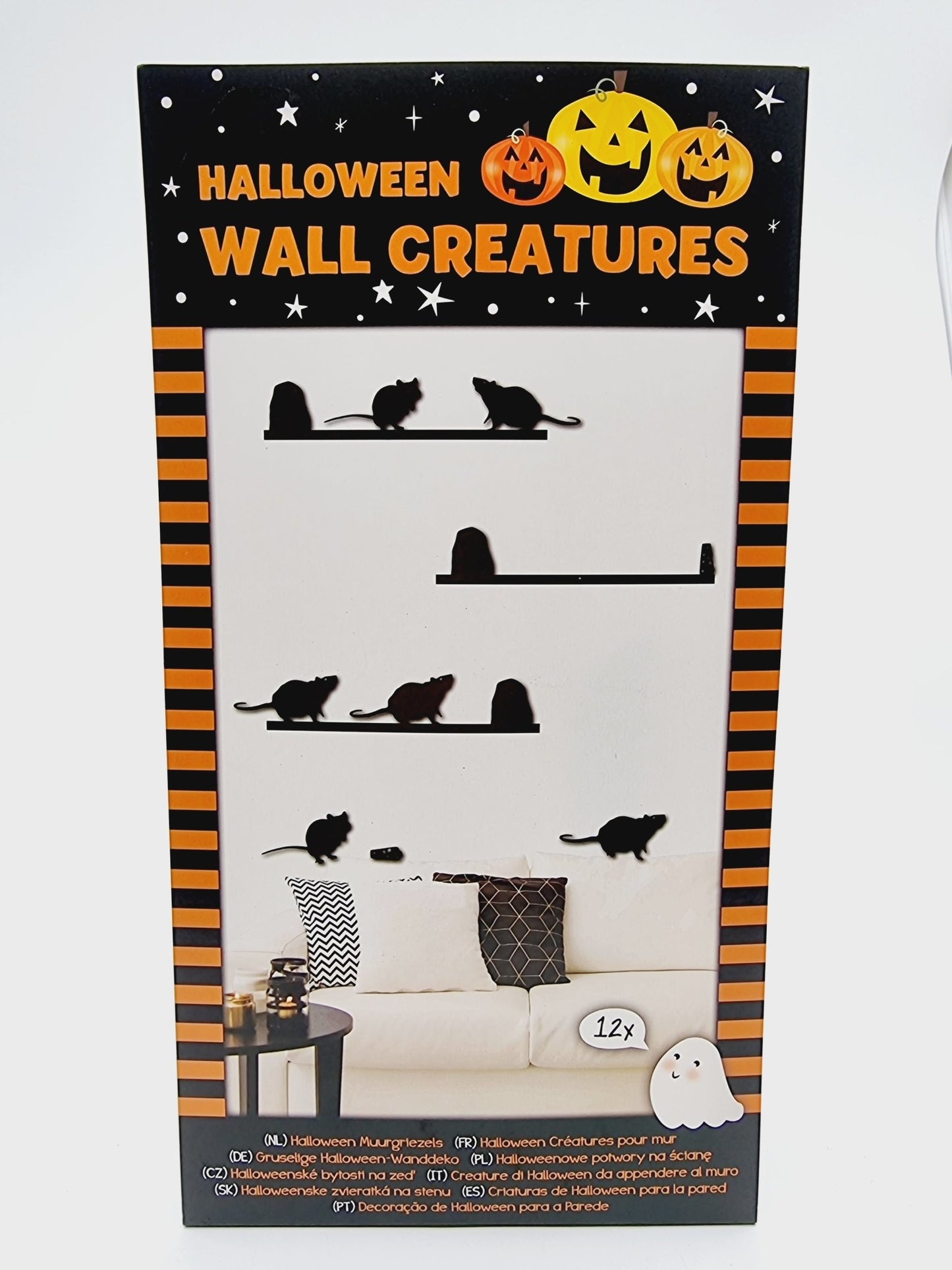 Créatures murales d'Halloween (12 pièces)