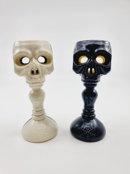 Tête de mort lumineuse (2 pièces)