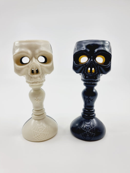 Tête de mort lumineuse (2 pièces)