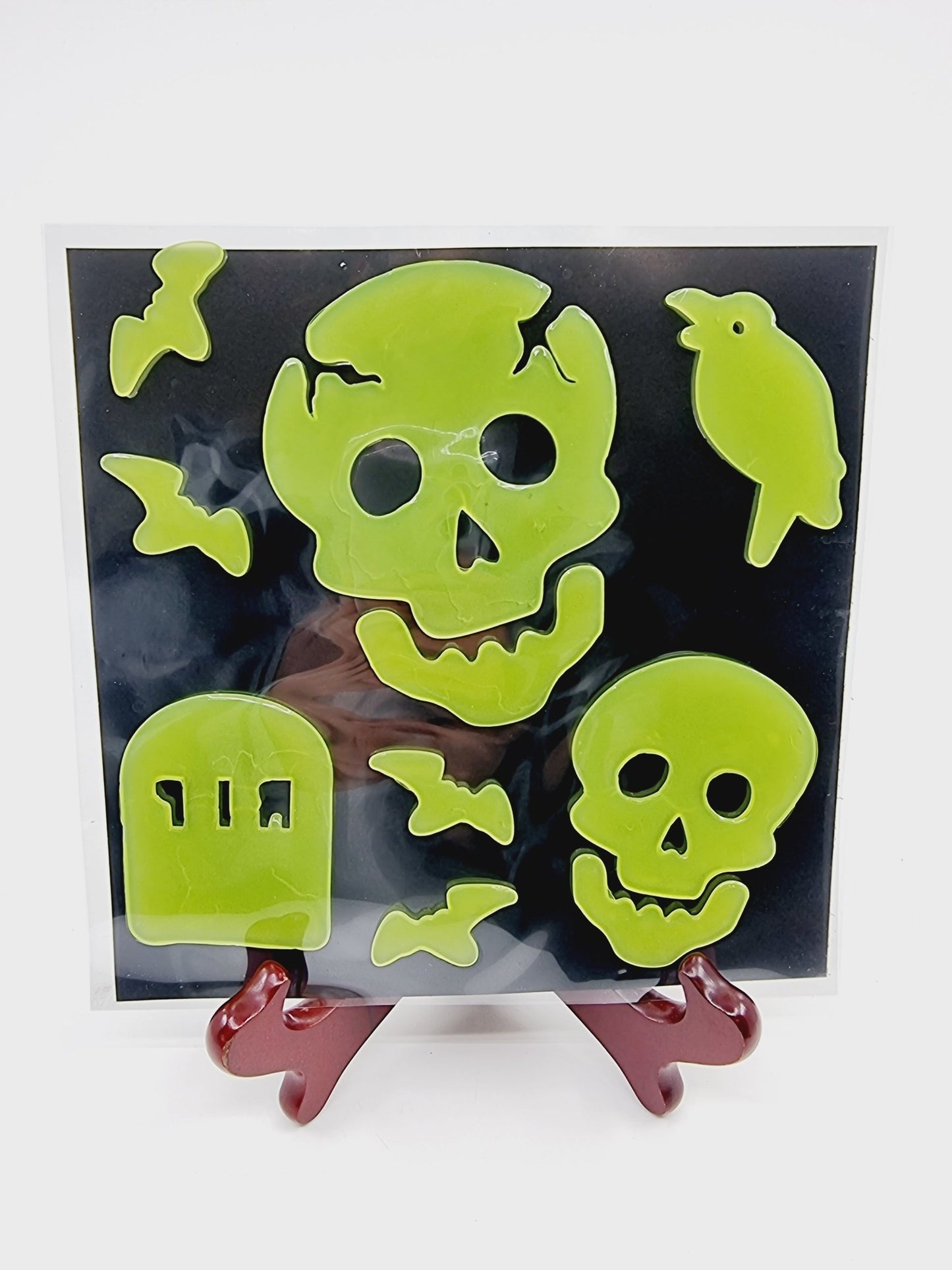 Sticker gel phosphorescent Halloween