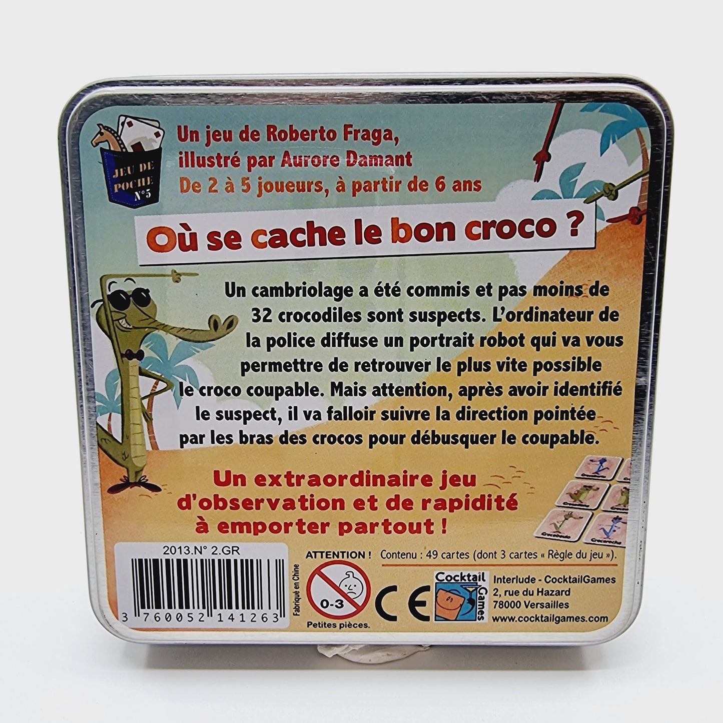 RapidCroco, où se cache le bon croco ?