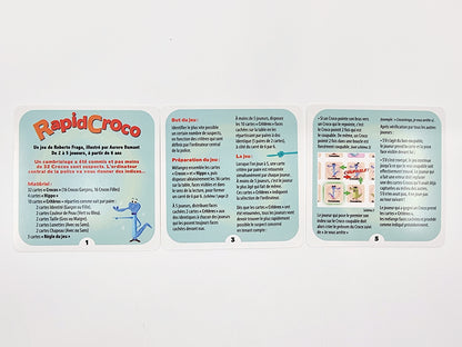 RapidCroco, où se cache le bon croco ?