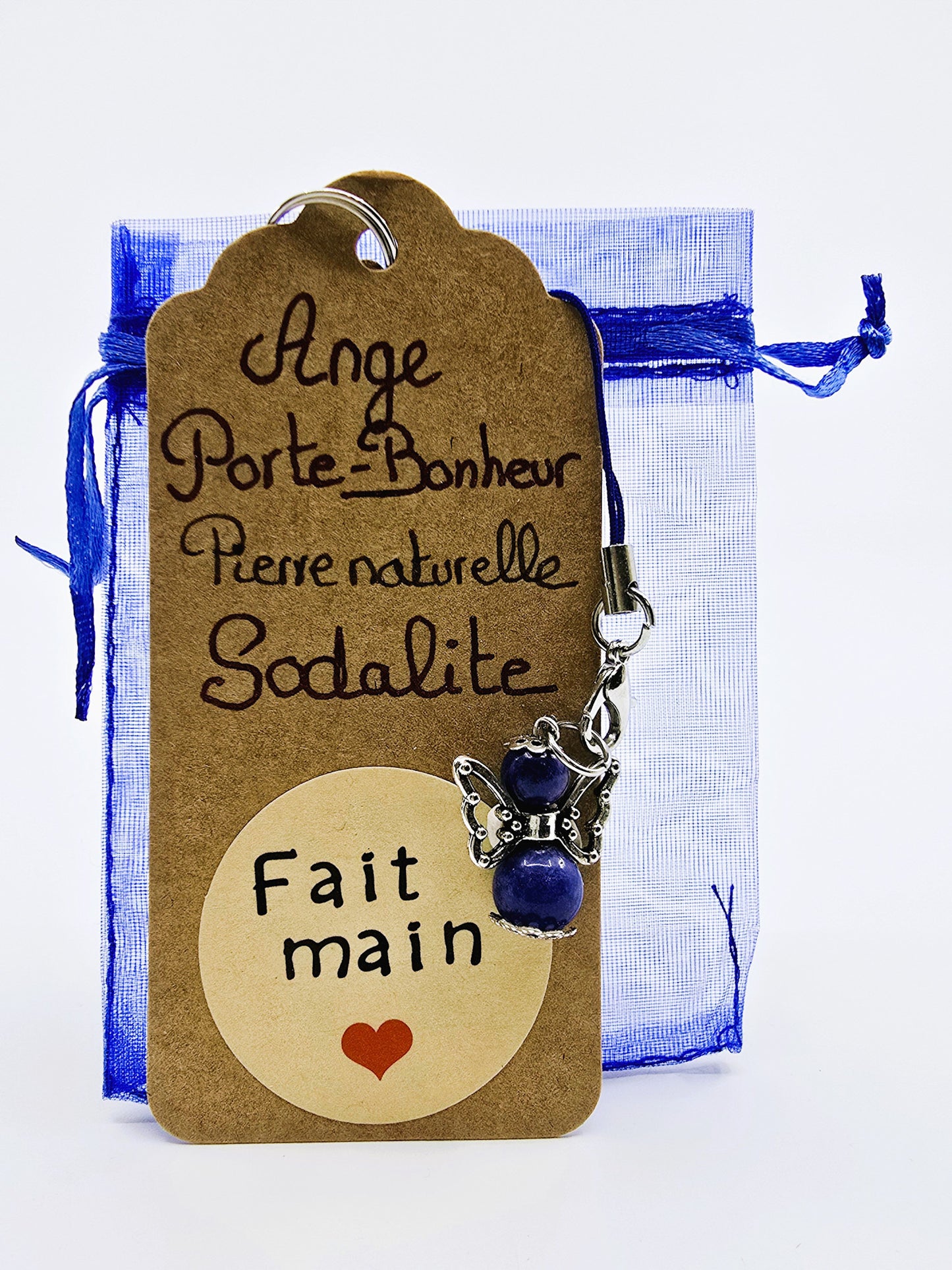Ange porte-bonheur - Sodalite