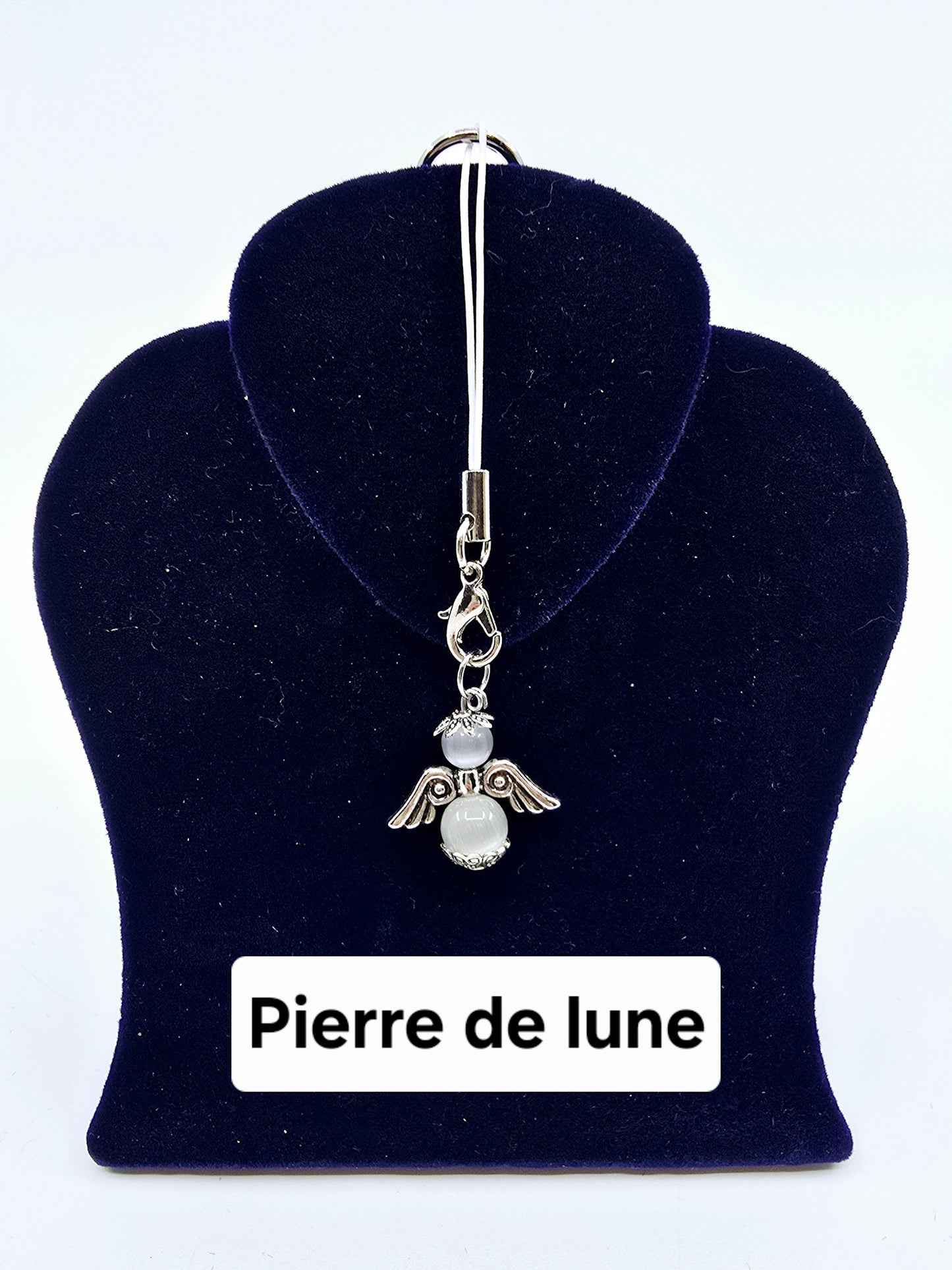 Ange porte-bonheur - Pierre de lune