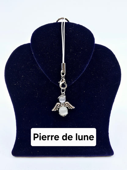 Ange porte-bonheur - Pierre de lune