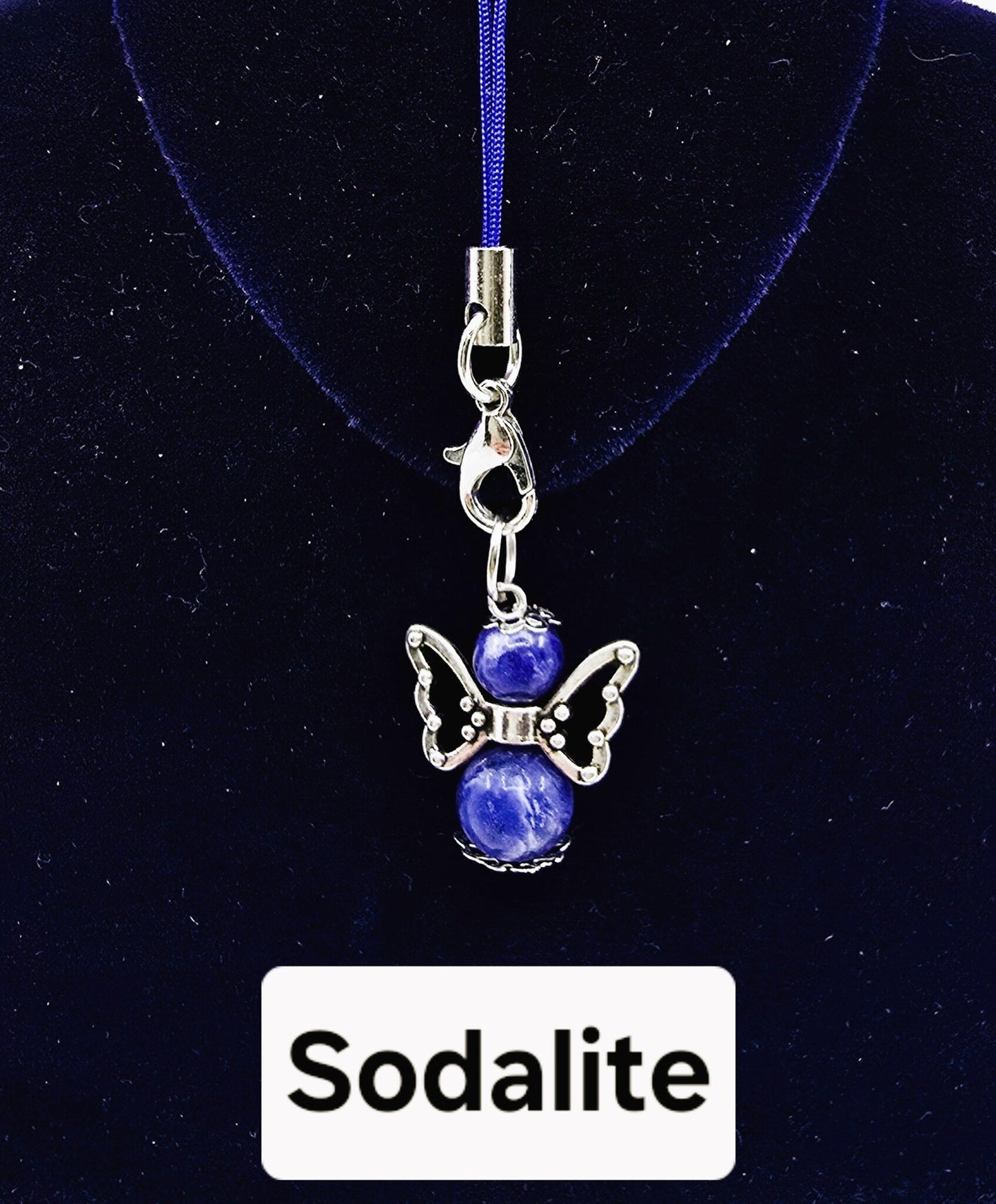 Ange porte-bonheur - Sodalite