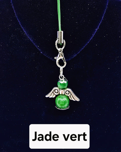 Ange porte-bonheur - Jade vert