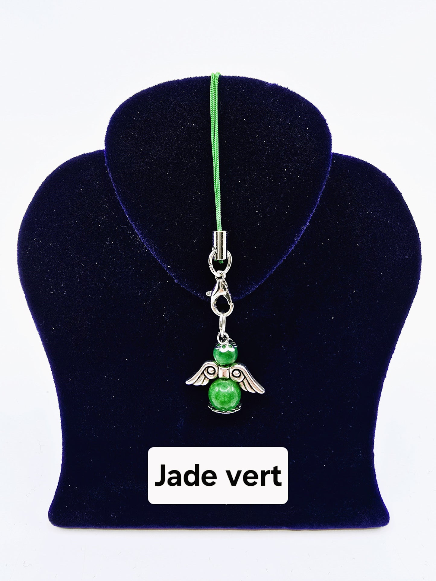 Ange porte-bonheur - Jade vert