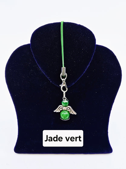 Ange porte-bonheur - Jade vert
