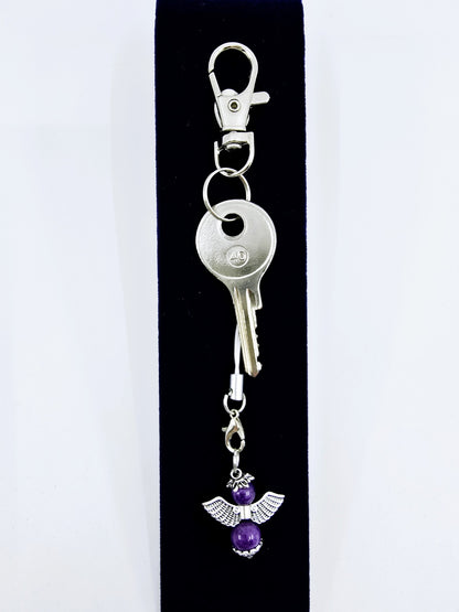 Ange porte-bonheur - Améthyste