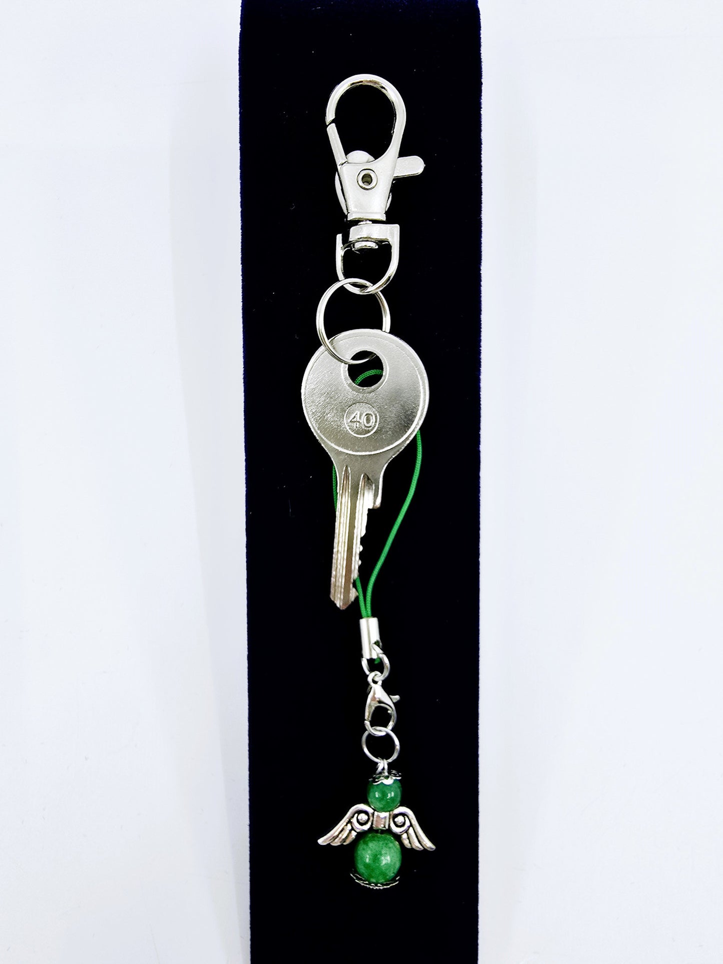 Ange porte-bonheur - Jade vert