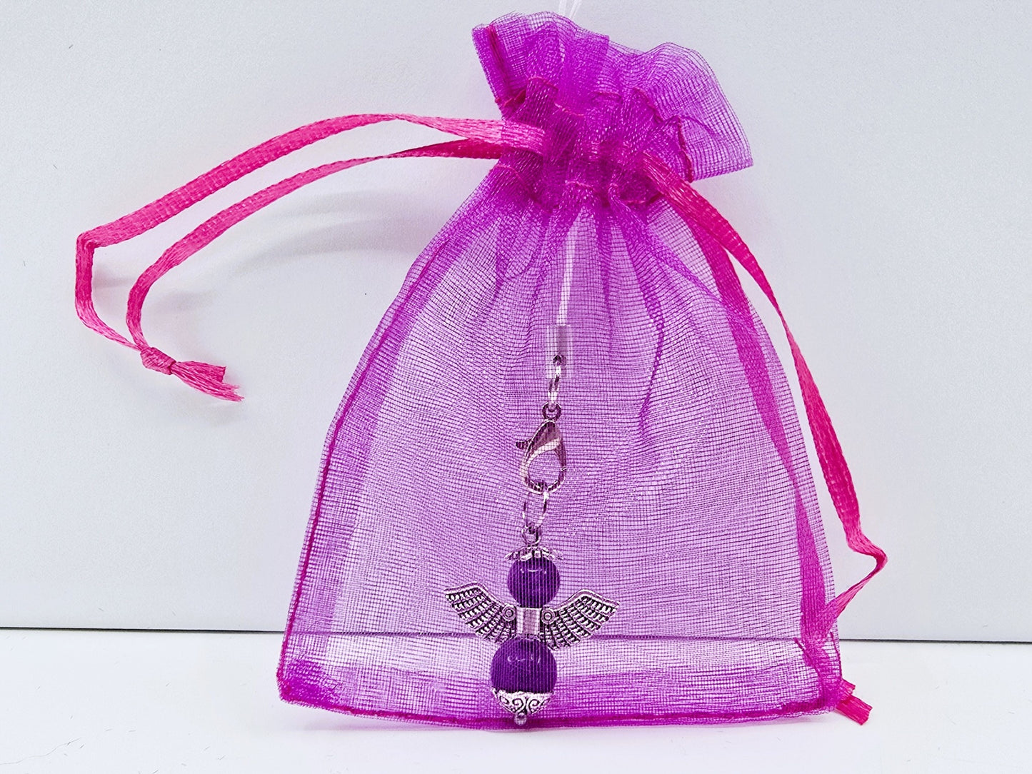 Ange porte-bonheur - Améthyste