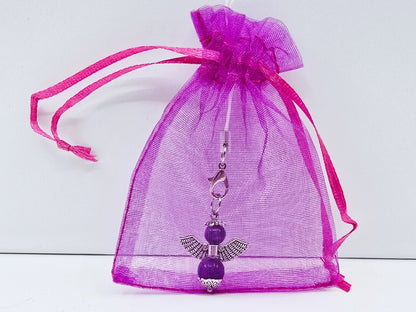 Ange porte-bonheur - Améthyste