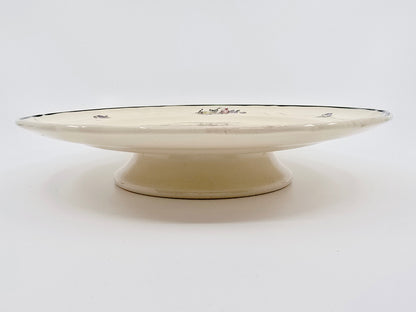 Assiette sur pied - Villeroy & Boch Mettlach 1562