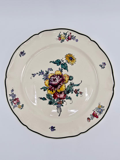 Assiette sur pied - Villeroy & Boch Mettlach 1562