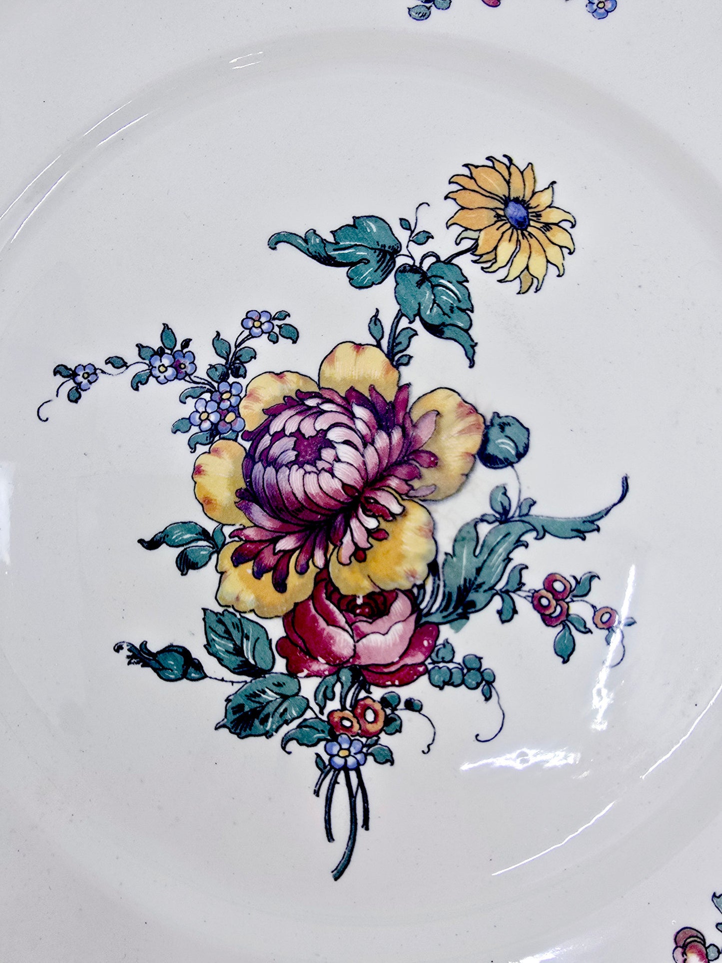 Assiette sur pied - Villeroy & Boch Mettlach 1562