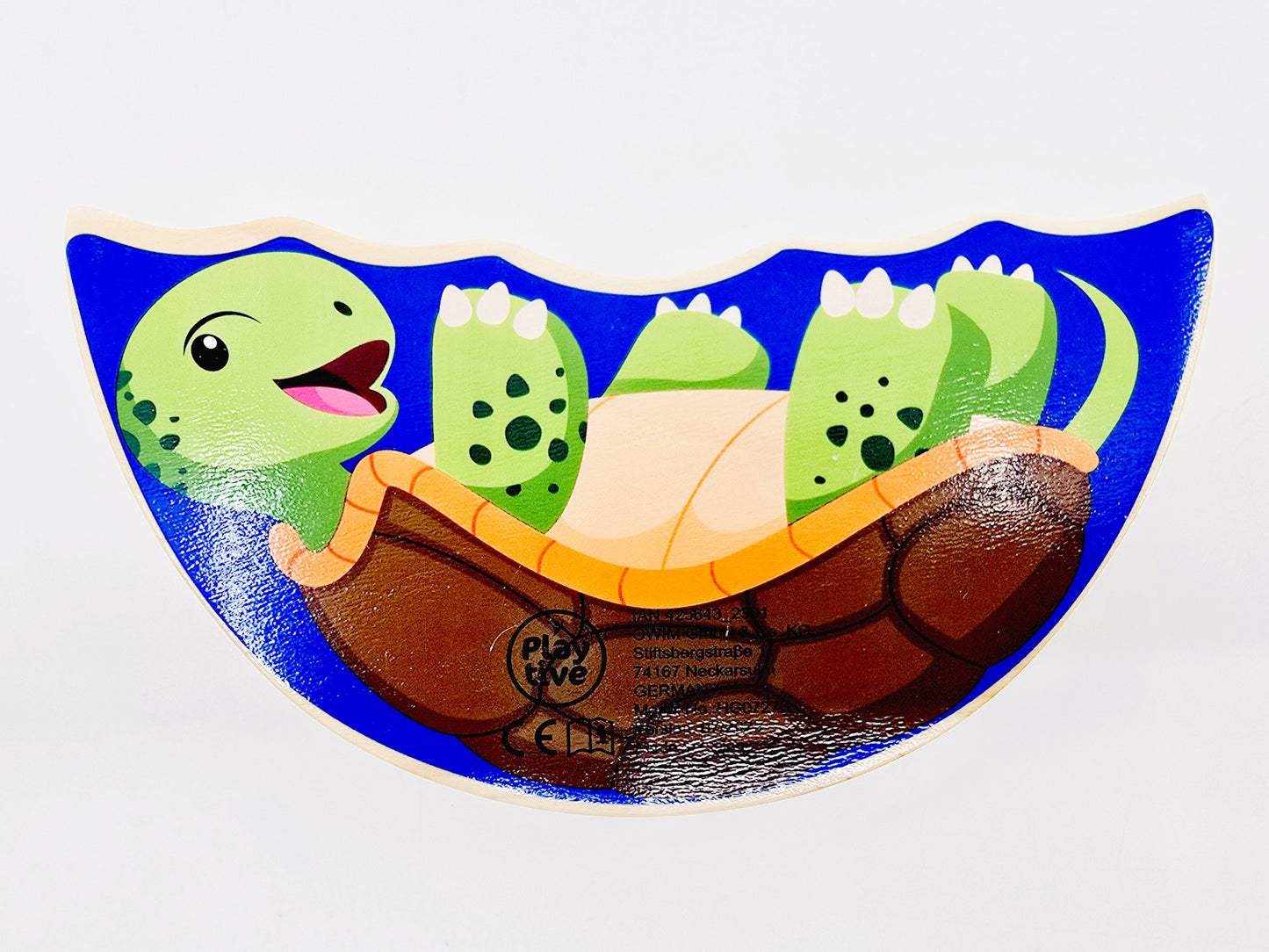 Jeu d'équilibre en bois - Tortue