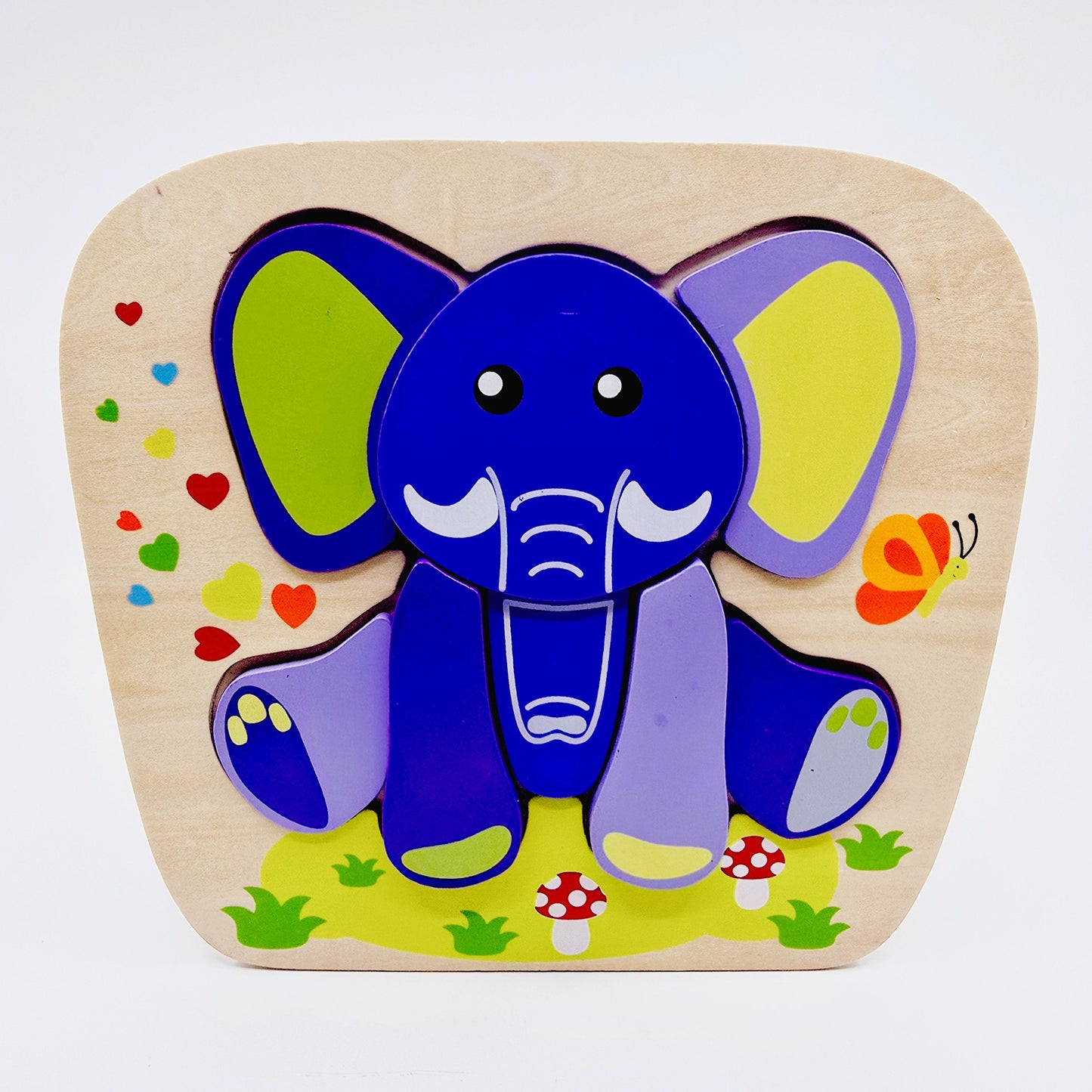 Puzzle en bois – Eléphant