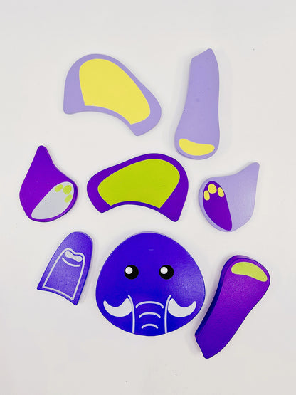 Puzzle en bois – Eléphant