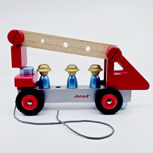 Camion de pompiers en bois – Janod