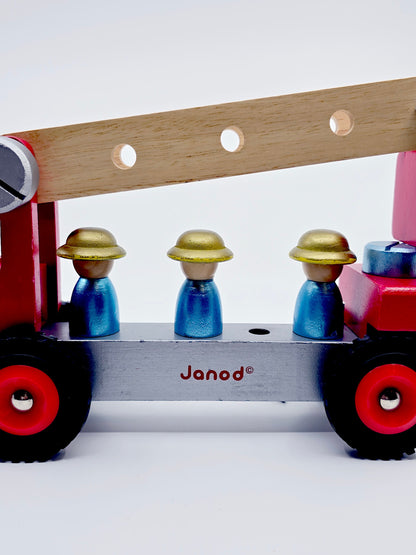 Camion de pompiers en bois – Janod