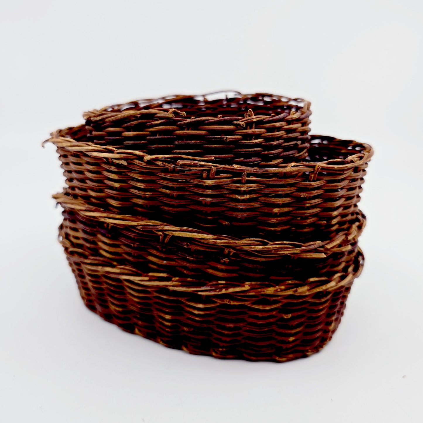 Corbeille en osier (4 pièces)