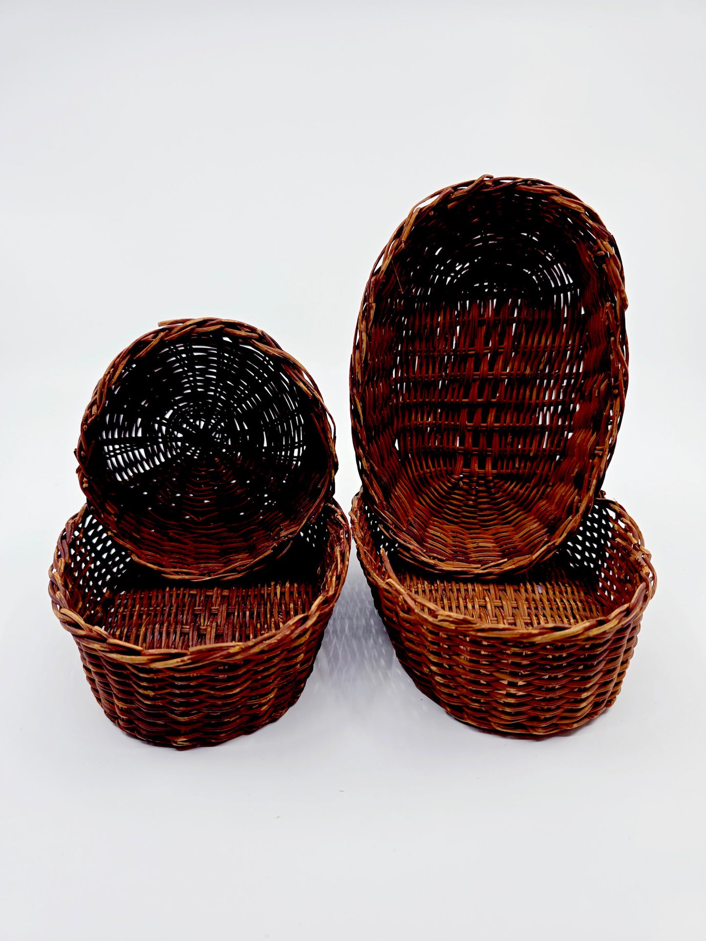 Corbeille en osier (4 pièces)