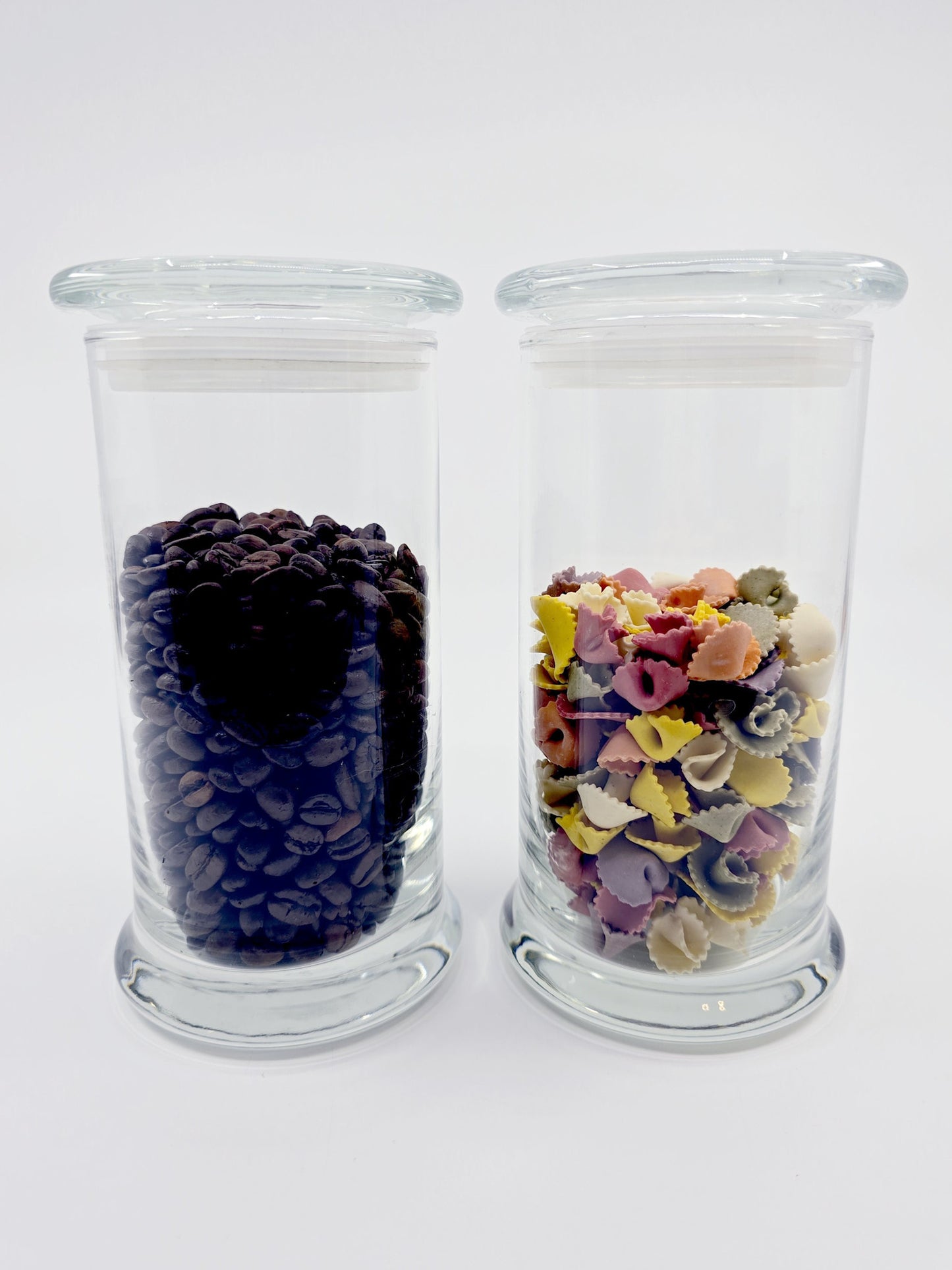 Bocaux en verre hermétiques (2 pièces)