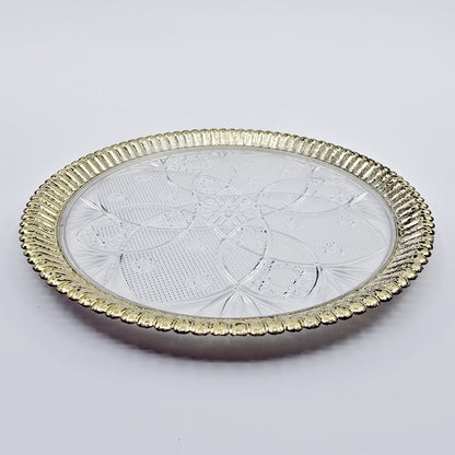 Dessous de verre avec ornements dorés (5 pièces)
