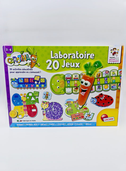 Laboratoire 20 jeux avec Carotte Magique