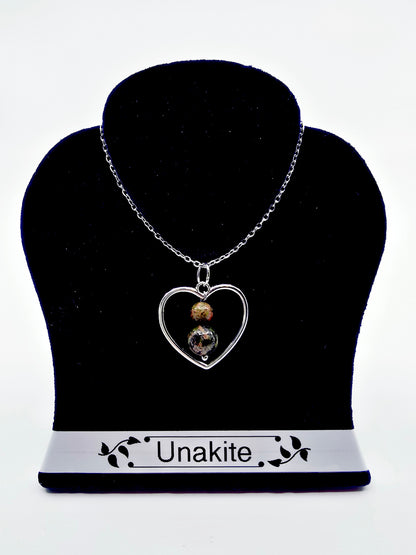 Collier Amor - Unakite