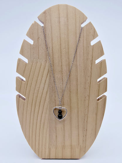 Collier Amor - Agate mousse