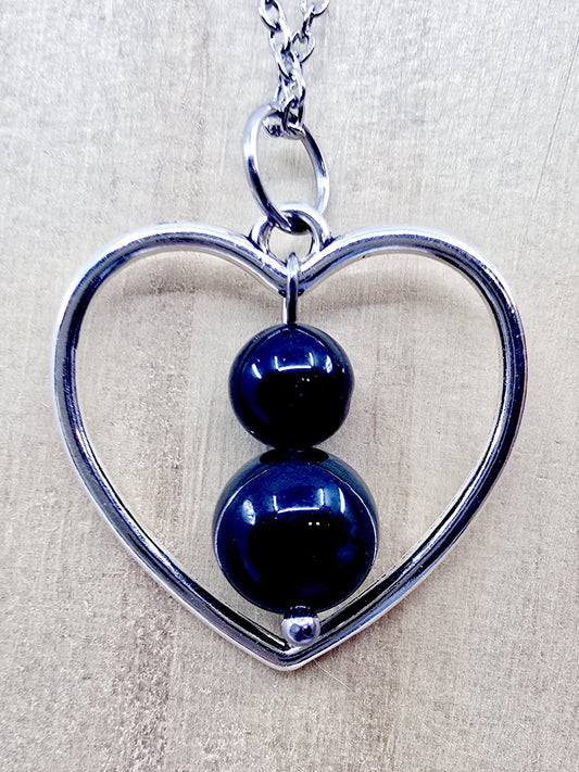 Collier Amor - Agate mousse