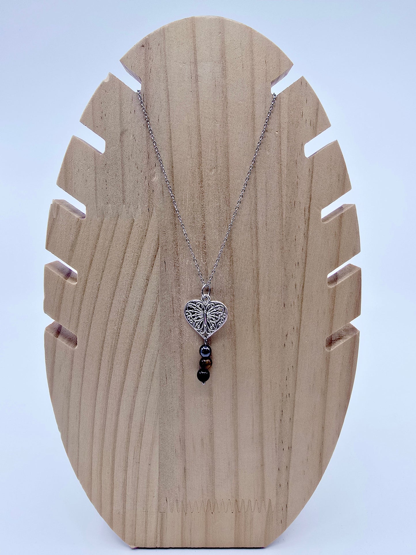 Collier butterfly - Pierres de protection