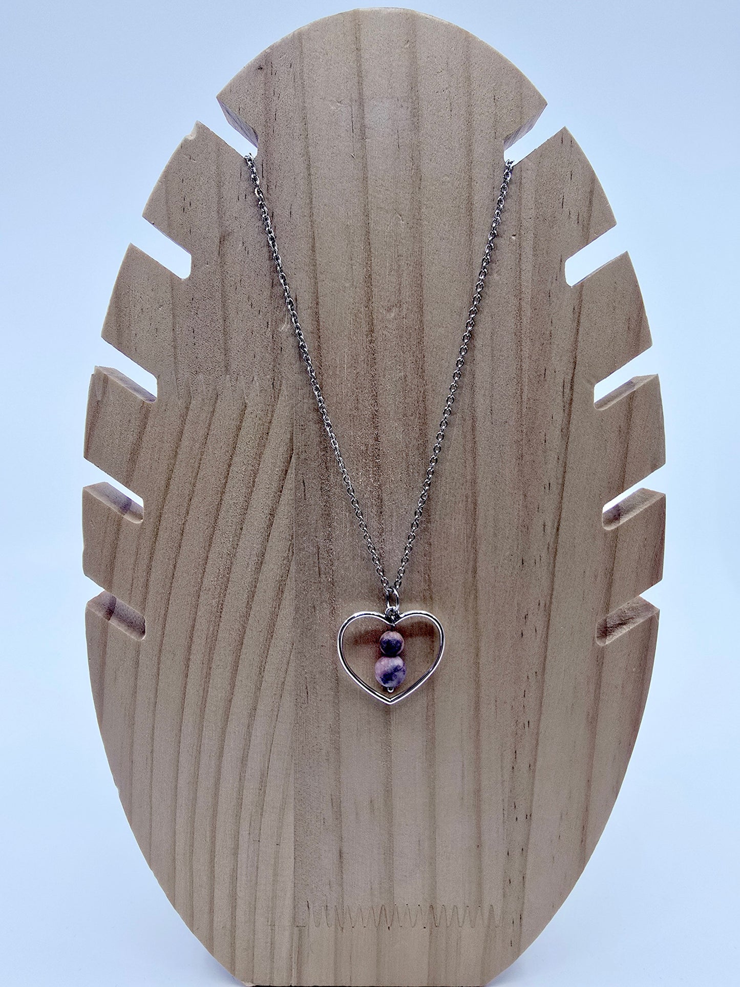 Collier Amor - Jaspe rose