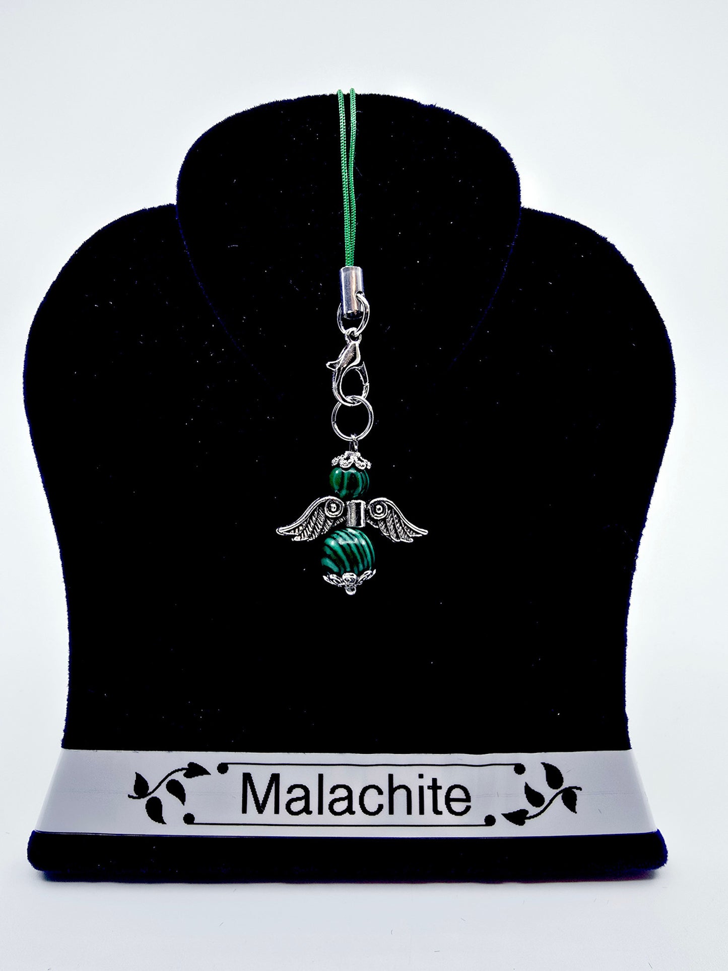 Ange porte-bonheur - Malachite