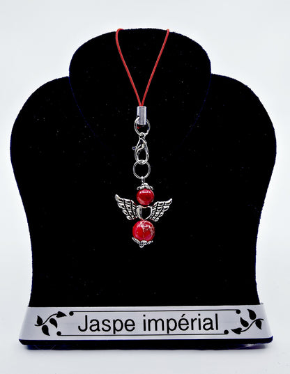 Ange porte-bonheur - Jaspe impérial