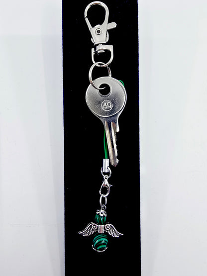 Ange porte-bonheur - Malachite