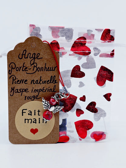 Ange porte-bonheur - Jaspe impérial