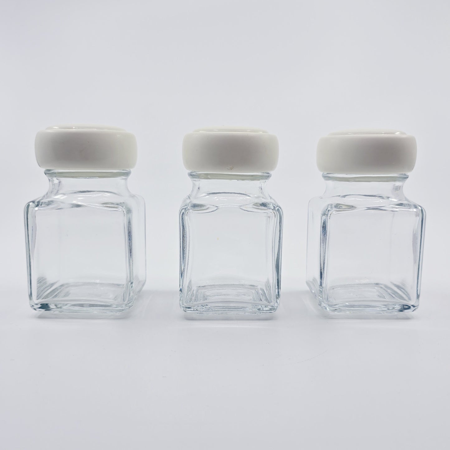 Pot à épices ancien en verre – Ensemble de 15 pièces