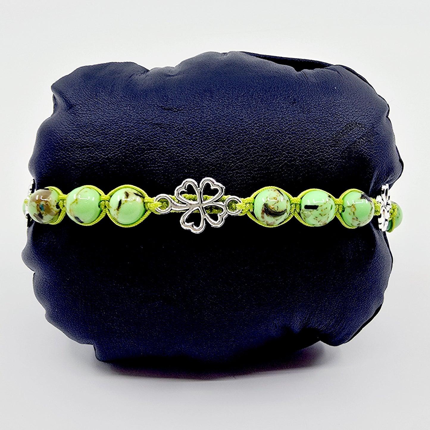 Bracelet - Jaspe impérial vert