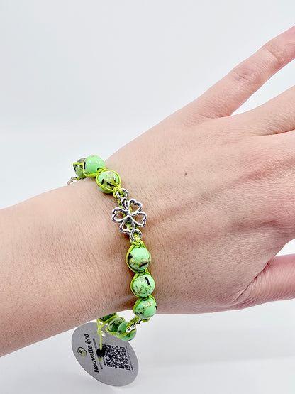 Bracelet - Jaspe impérial vert