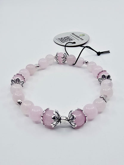 Bracelet Rosalia - Quartz rose