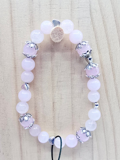 Bracelet Rosalia - Quartz rose