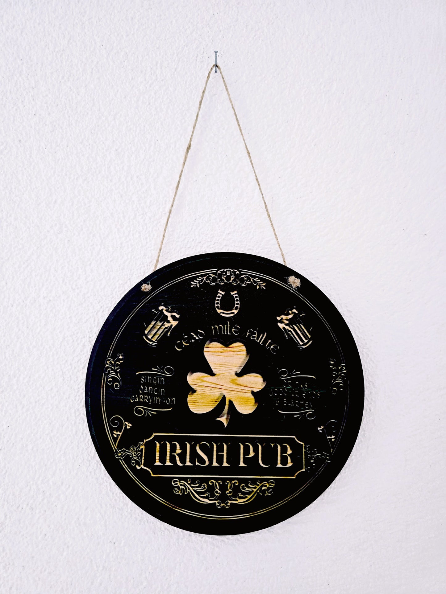 Panneau - Pub irlandais