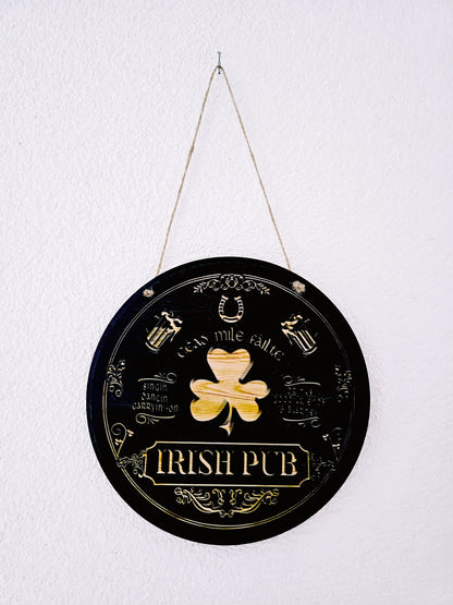 Panneau - Pub irlandais