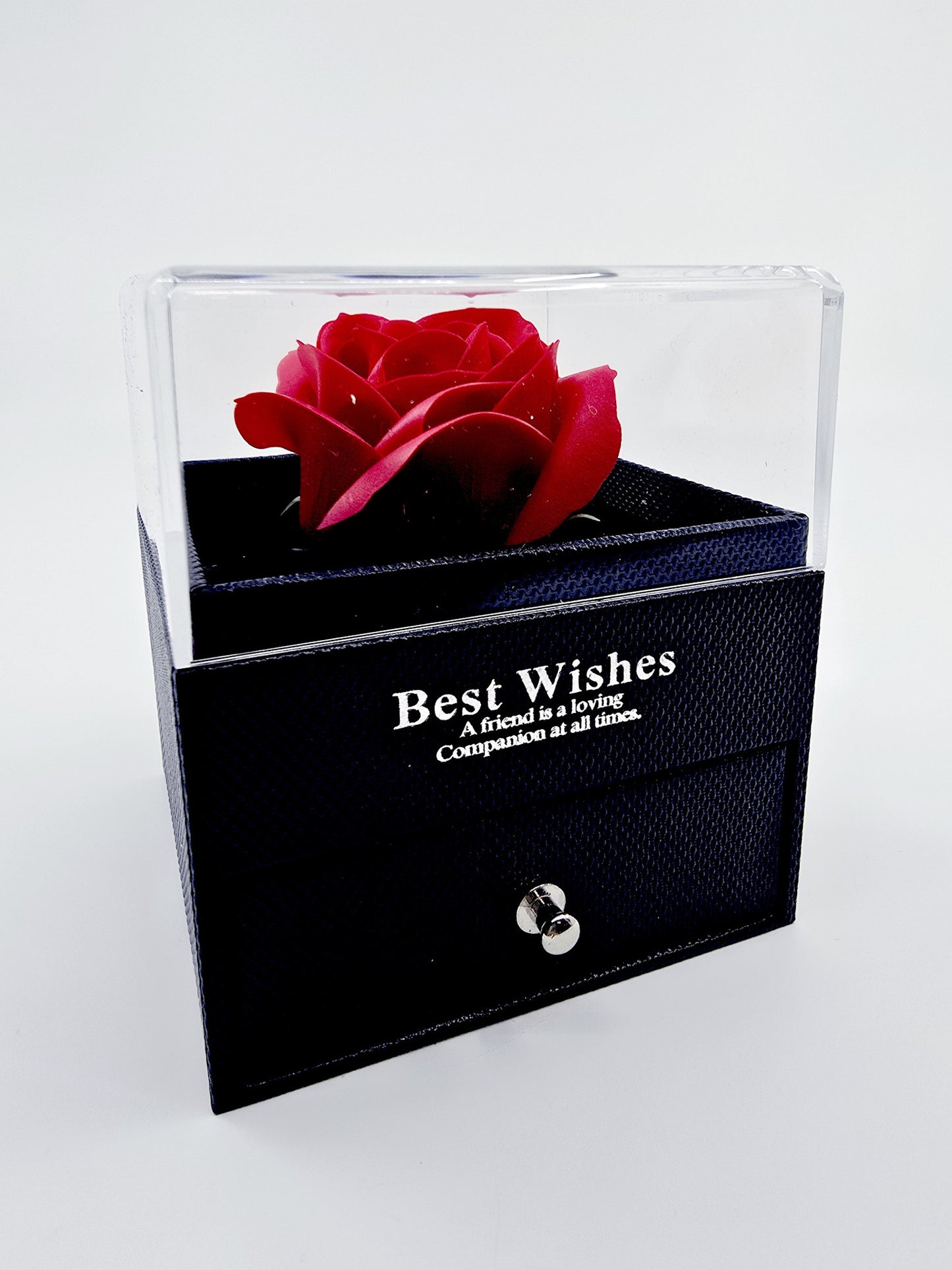 Coffret rose et collier - I Love You